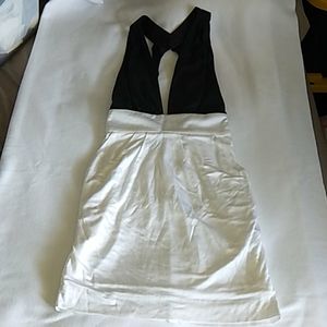 Daring Black and White Dress